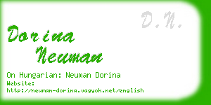 dorina neuman business card